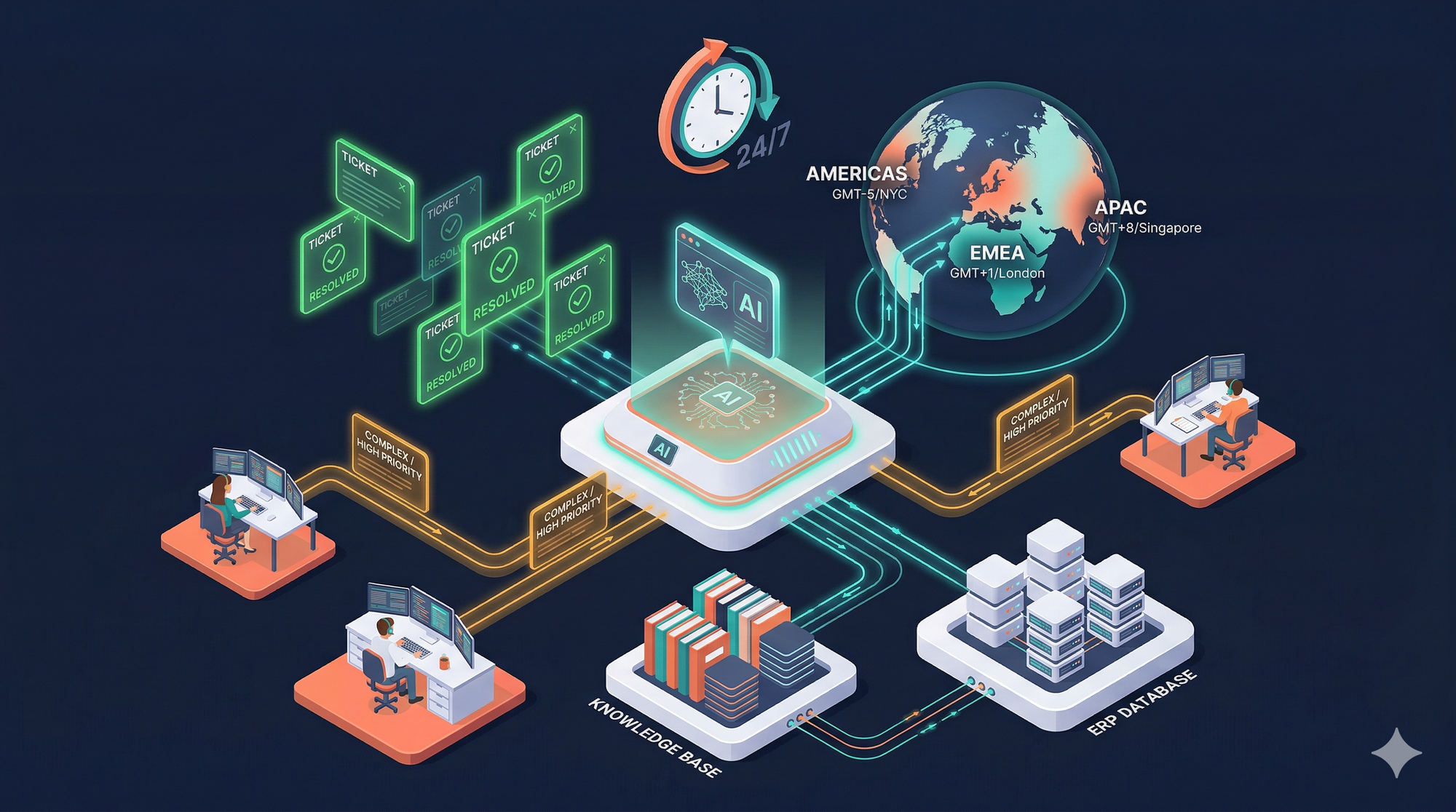A mid-market SaaS company cut Tier-1 IT ticket resolution from 4 hours to 12 minutes with InfraHive